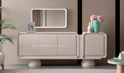 Medusa Home Mobilya - Mocha Traverten Konsol