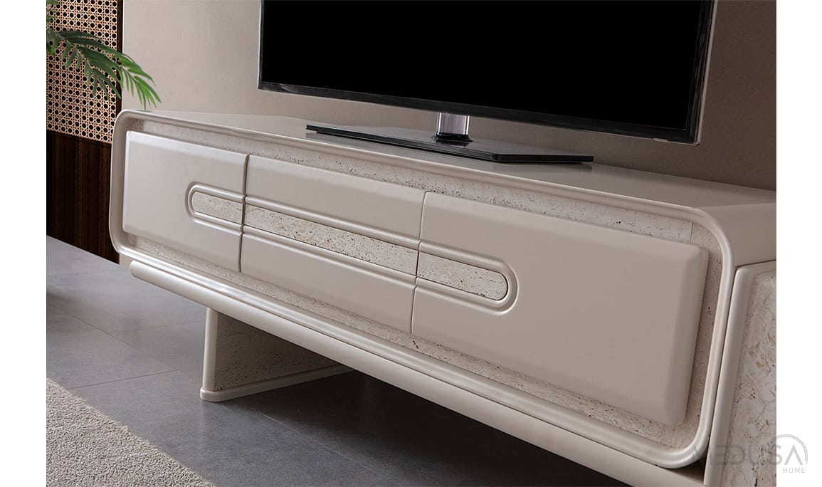 Medusa Home Mobilya - Mocha Traverten Tv Ünitesi