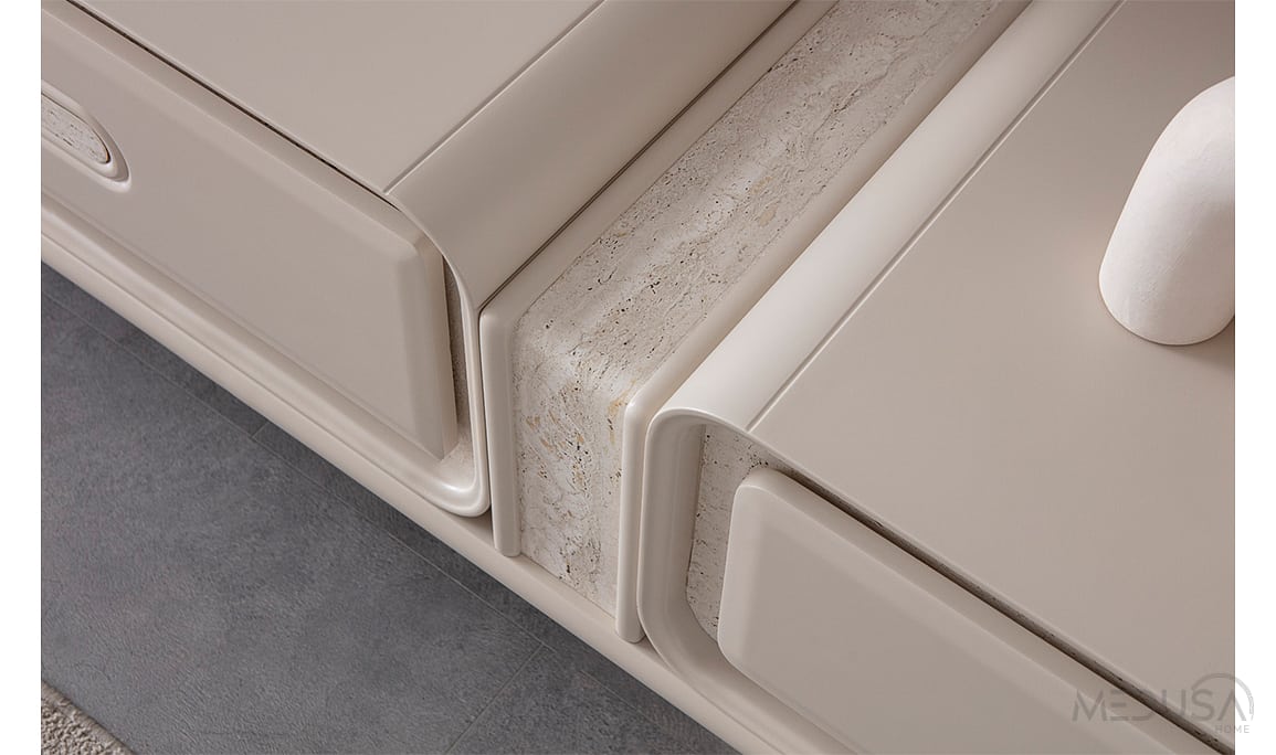 Medusa Home Mobilya - Mocha Traverten Tv Ünitesi