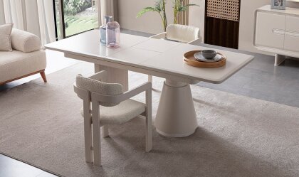 Medusa Home Mobilya - Mocha Traverten Yemek Odası