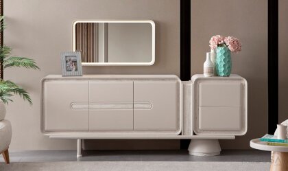 Medusa Home Mobilya - Mocha Traverten Yemek Odası