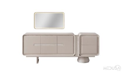 Medusa Home Mobilya - Mocha Traverten Yemek Odası