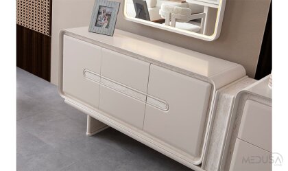 Medusa Home Mobilya - Mocha Traverten Yemek Odası