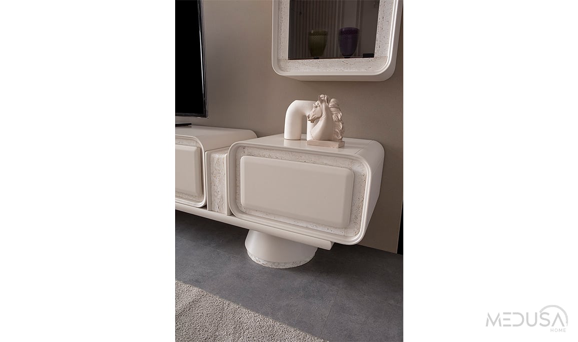 Medusa Home Mobilya - Mocha Traverten Yemek Odası