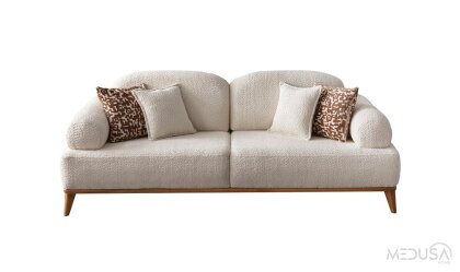 Medusa Home Mobilya - Mocha Üçlü Koltuk