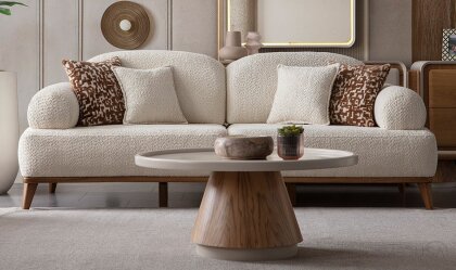 Medusa Home Mobilya - Mocha Üçlü Koltuk