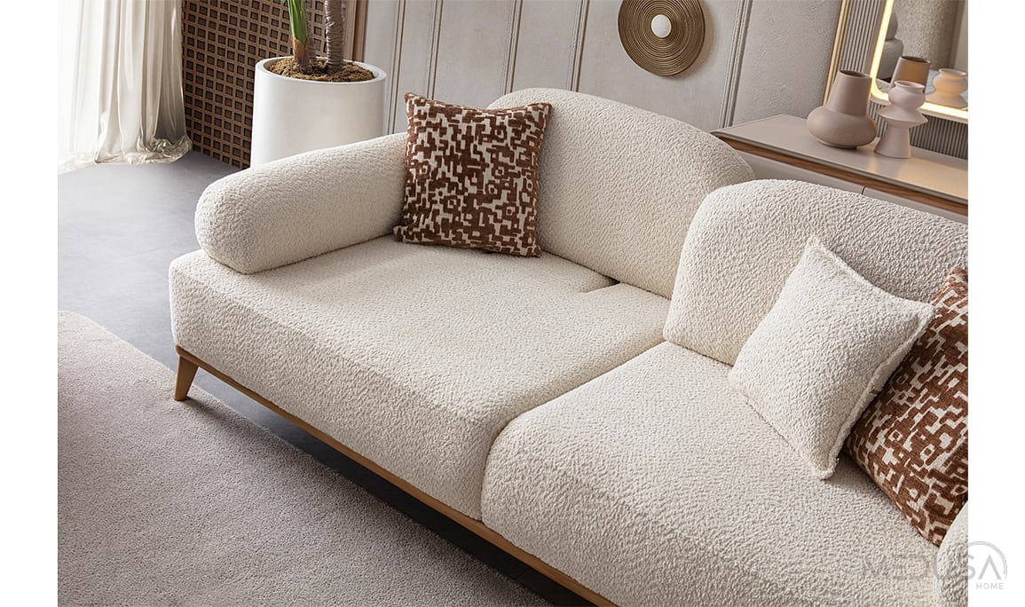 Medusa Home Mobilya - Mocha Üçlü Koltuk