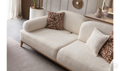 Medusa Home Mobilya - Mocha Üçlü Koltuk