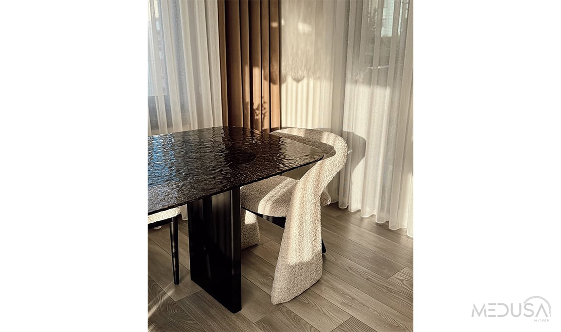 Medusa Home Mobilya - Mochi Glass Yemek Masası