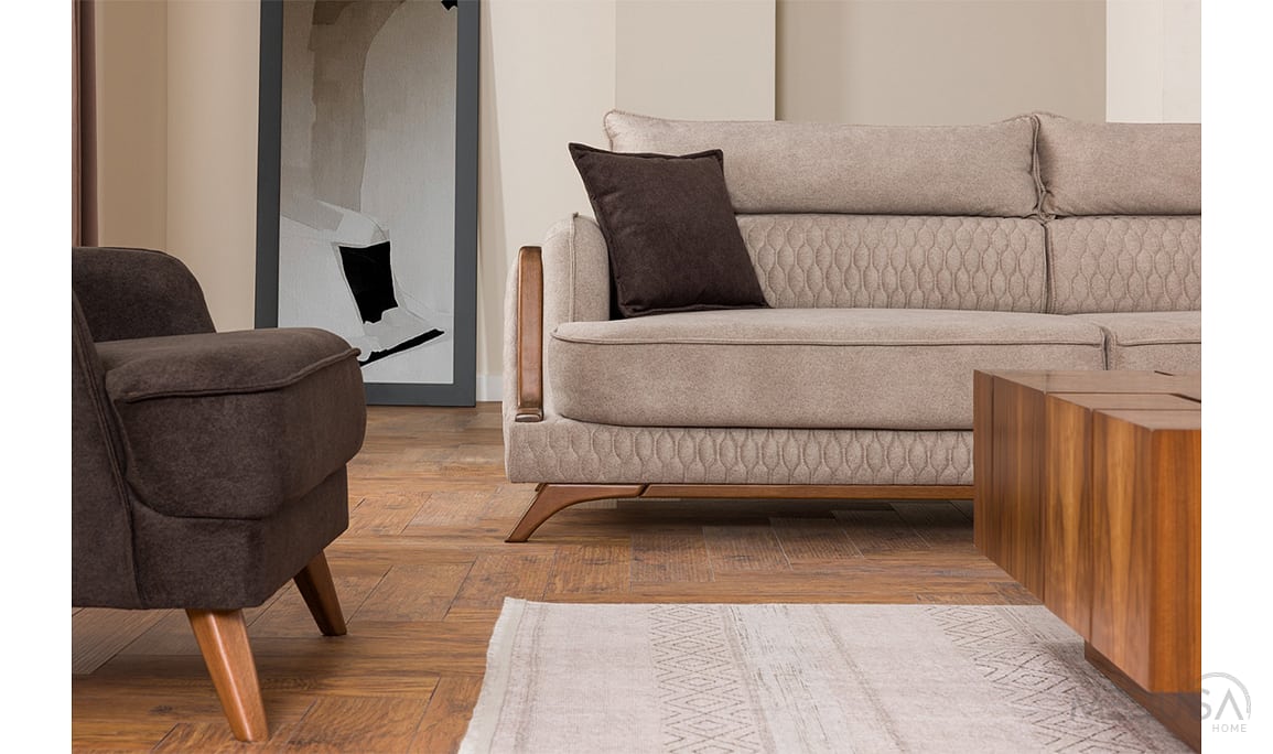 Medusa Home Mobilya - Mode Vizon Üçlü Koltuk