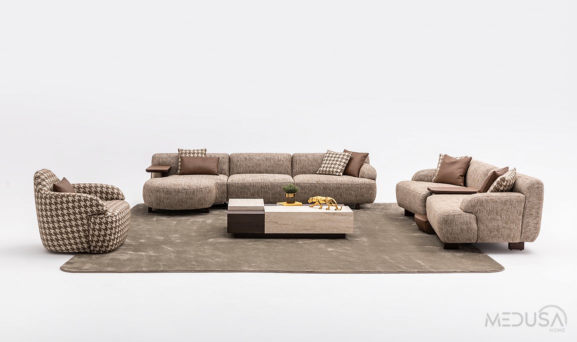 Medusa Home Mobilya - Moka Köşe Koltuk Takımı