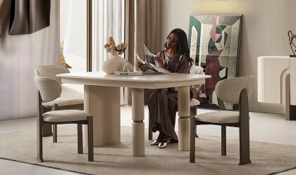 Medusa Home - Mokka Açılır Yemek Masası Medusa Home - Mokka Açılır Yemek Masası