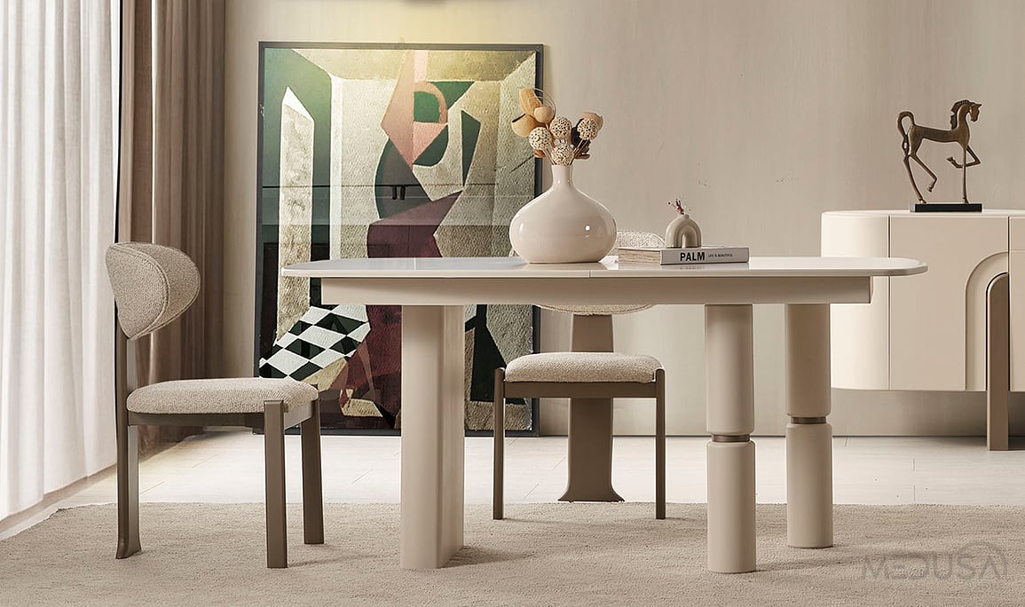 Medusa Home Mobilya - Mokka Açılır Yemek Masası