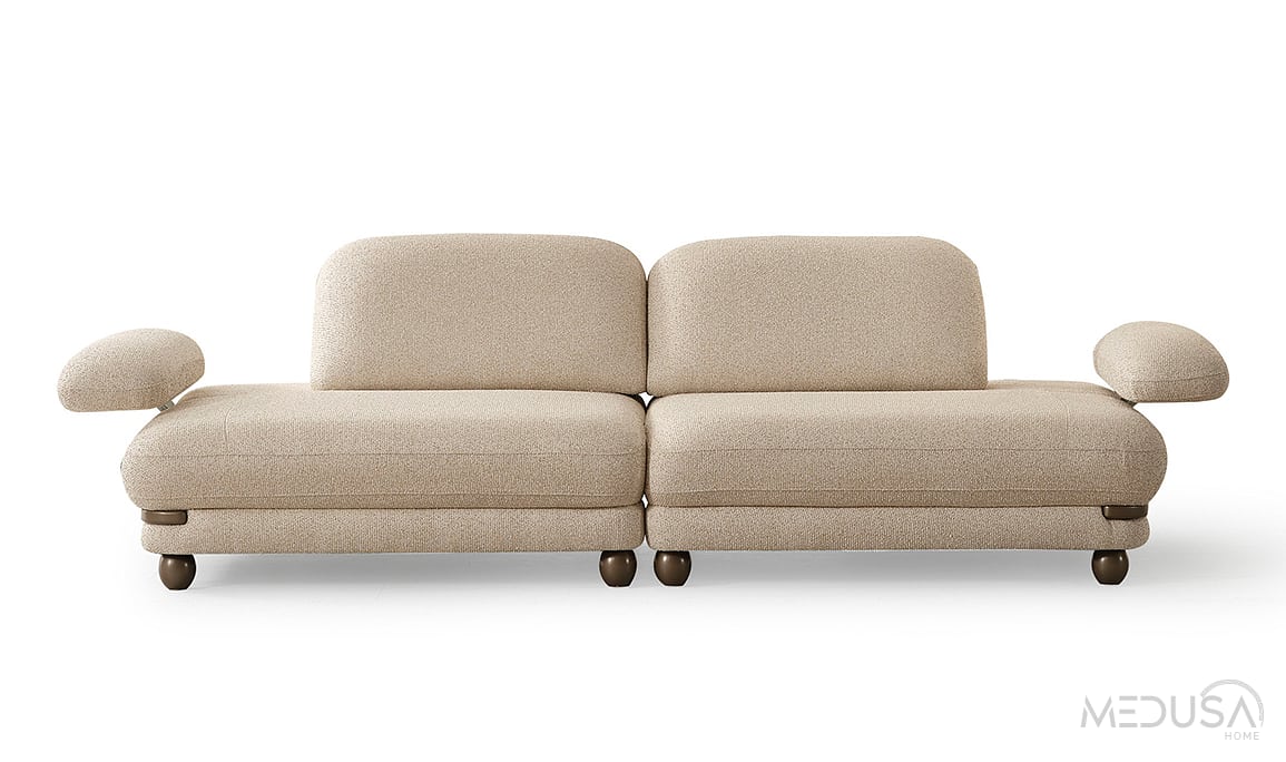 Medusa Home Mobilya - Mokka Üçlü Koltuk