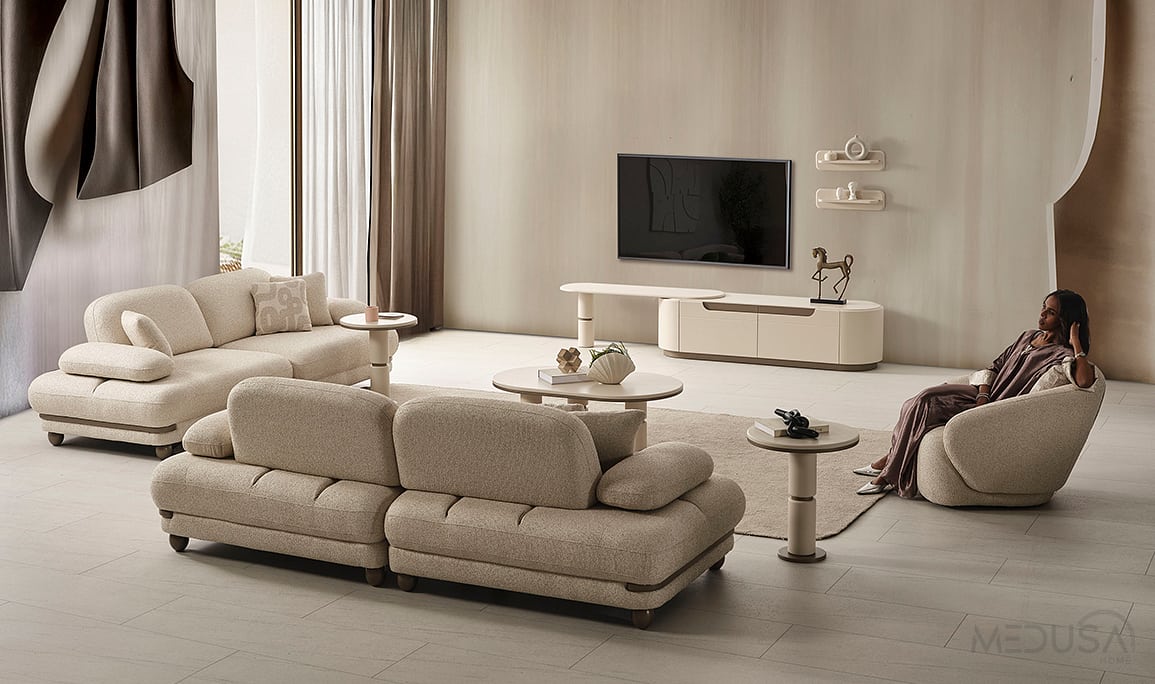 Medusa Home Mobilya - Mokka Yaşam Odası