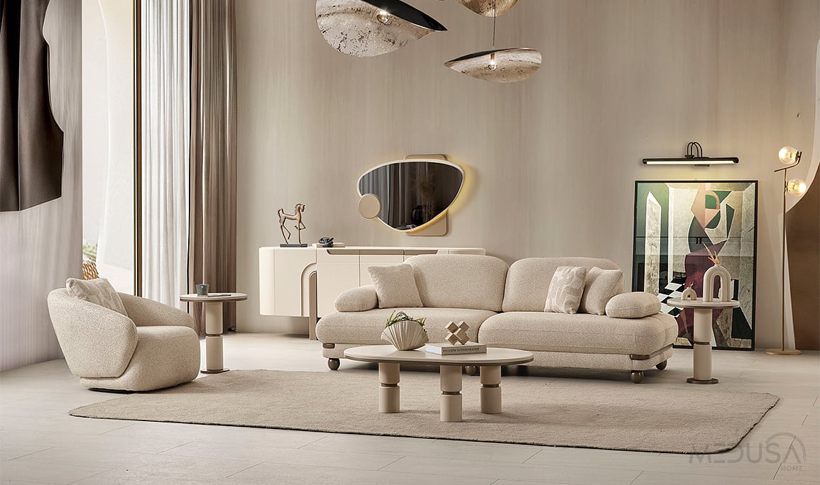 Medusa Home Mobilya - Mokka Yaşam Odası