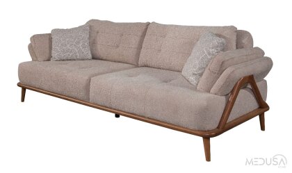 Medusa Home Mobilya - Moment Üçlü Koltuk