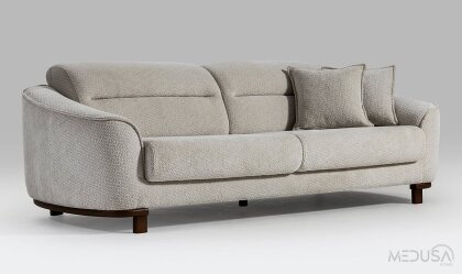 Medusa Home Mobilya - Monaco Yataksız Üçlü Koltuk