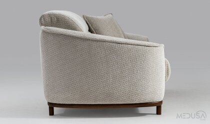 Medusa Home Mobilya - Monaco Yataksız Üçlü Koltuk