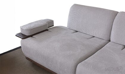 Medusa Home Mobilya - Monar Krem Üçlü Koltuk