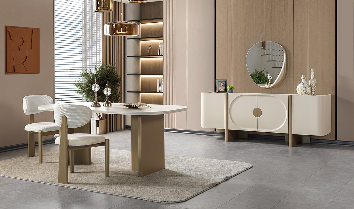 Medusa Home Mobilya - Monetti Yemek Odası