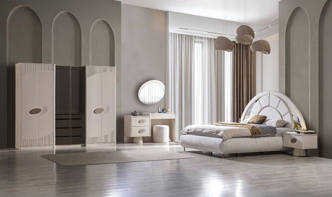 Medusa Home Mobilya - Montaire Yatak Odası - Modern Yatak Odası