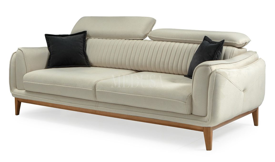 Medusa Home Mobilya - Montana Yataksız Üçlü Koltuk