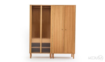 Medusa Home - Montera Ahşap 4 Kapaklı Gardırop Medusa Home - Montera Ahşap 4 Kapaklı Gardırop