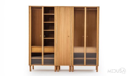 Medusa Home - Montera Ahşap 5 Kapaklı Gardırop Medusa Home - Montera Ahşap 5 Kapaklı Gardırop