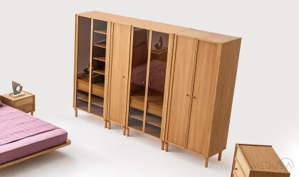 Medusa Home - Montera Ahşap 7 Kapaklı Gardırop Medusa Home - Montera Ahşap 7 Kapaklı Gardırop