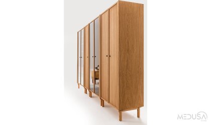 Medusa Home Mobilya - Montera Ahşap 7 Kapaklı Gardırop