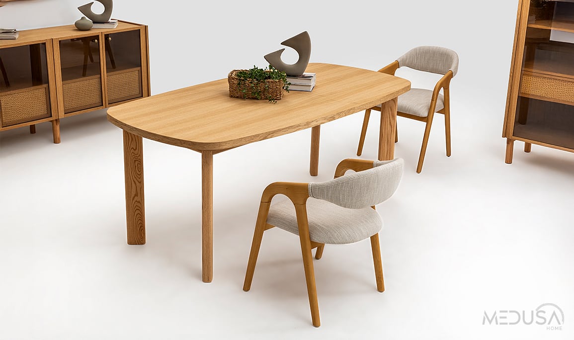 Medusa Home Mobilya - Montera Ahşap Yemek Masası