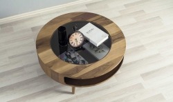 Medusa Home Mobilya - Moon Orta Sehpa Ceviz