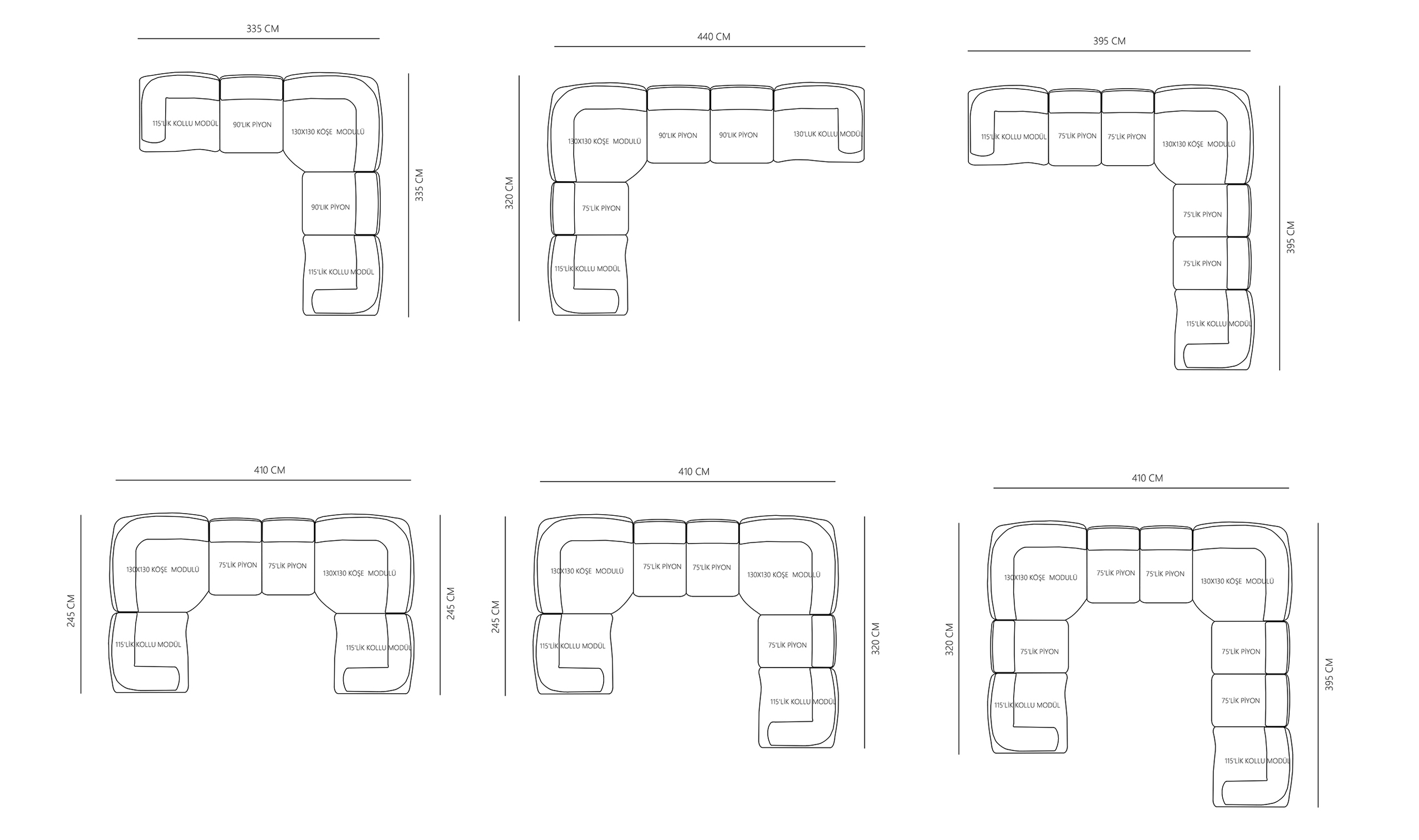 Medusa Home Mobilya - Moonel Köşe Takımı