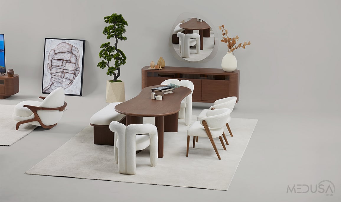 Medusa Home Mobilya - Moonel Yemek Odası