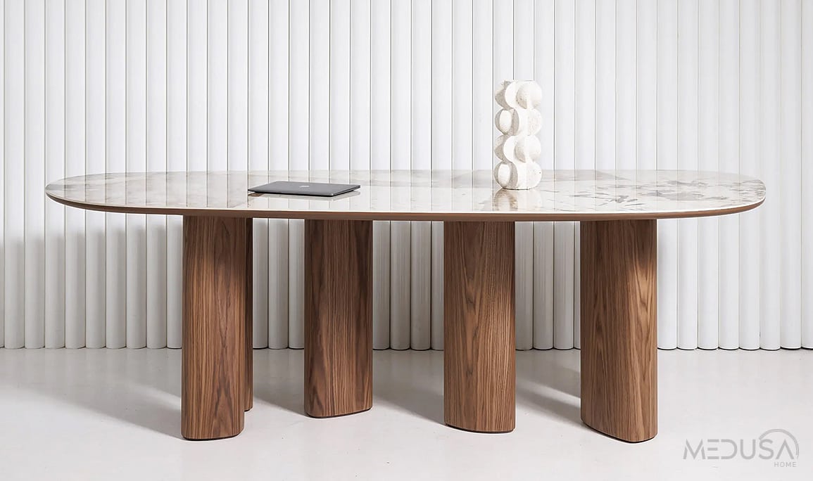 Medusa Home Mobilya - Moonlight Seramik Yemek Masası