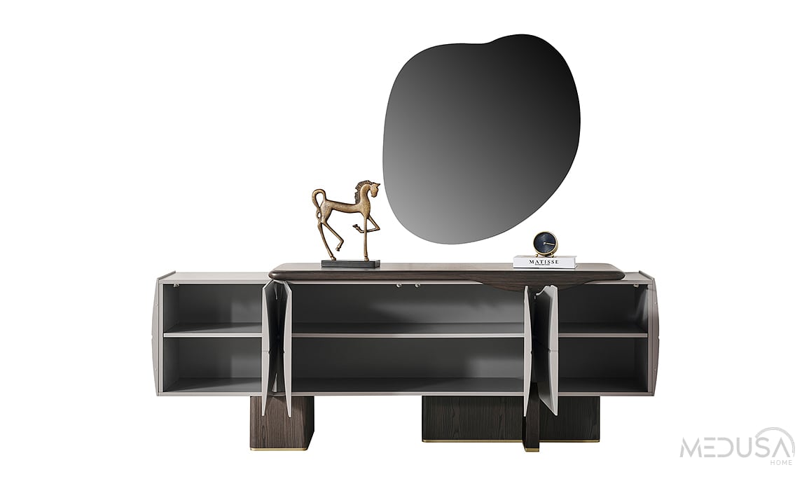 Medusa Home Mobilya - Mostar Gri Konsol