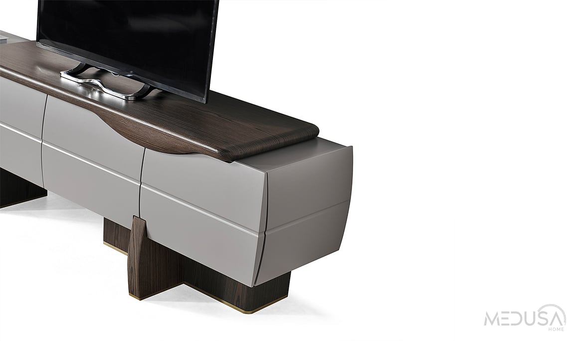 Medusa Home Mobilya - Mostar Gri Tv Ünitesi