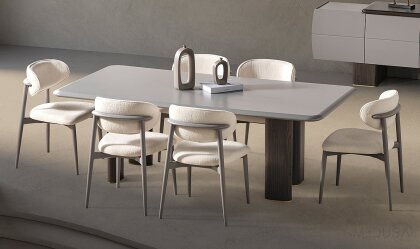 Medusa Home - Mostar Gri Yemek Masası Medusa Home - Mostar Gri Yemek Masası