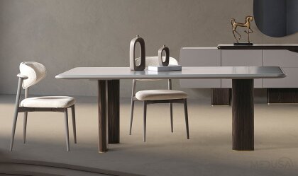 Medusa Home Mobilya - Mostar Gri Yemek Odası