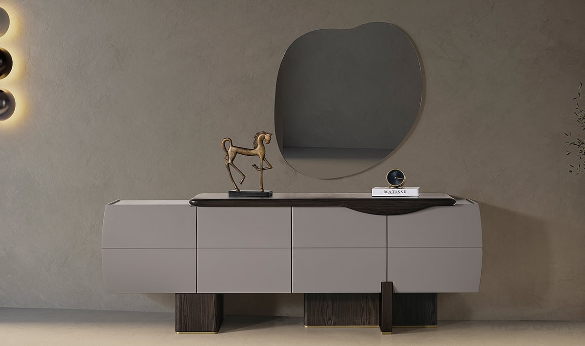 Medusa Home Mobilya - Mostar Gri Yemek Odası