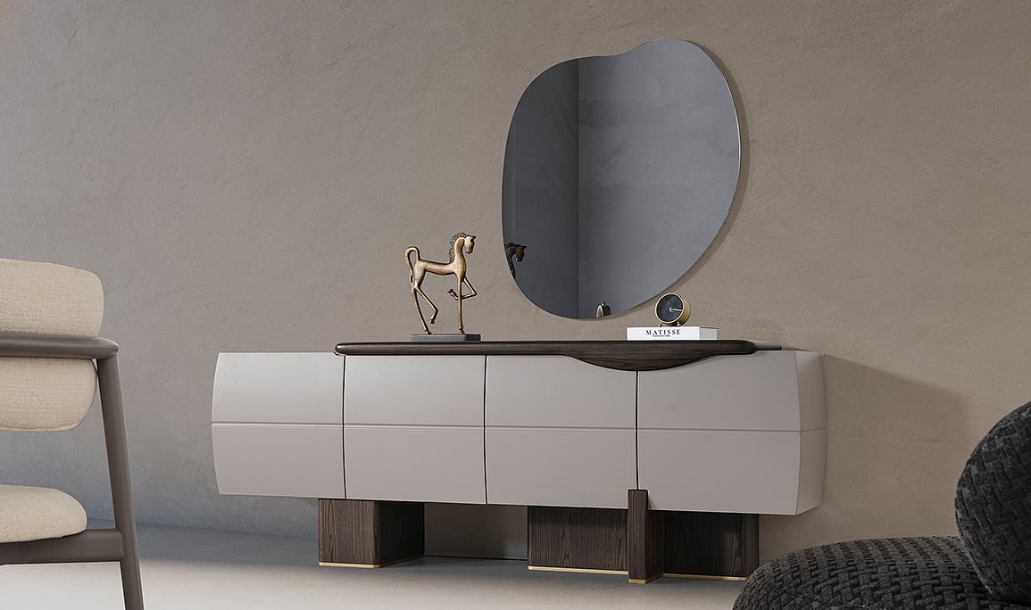 Medusa Home Mobilya - Mostar Gri Yemek Odası