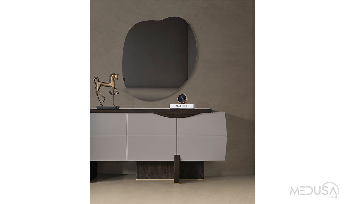 Medusa Home Mobilya - Mostar Gri Yemek Odası