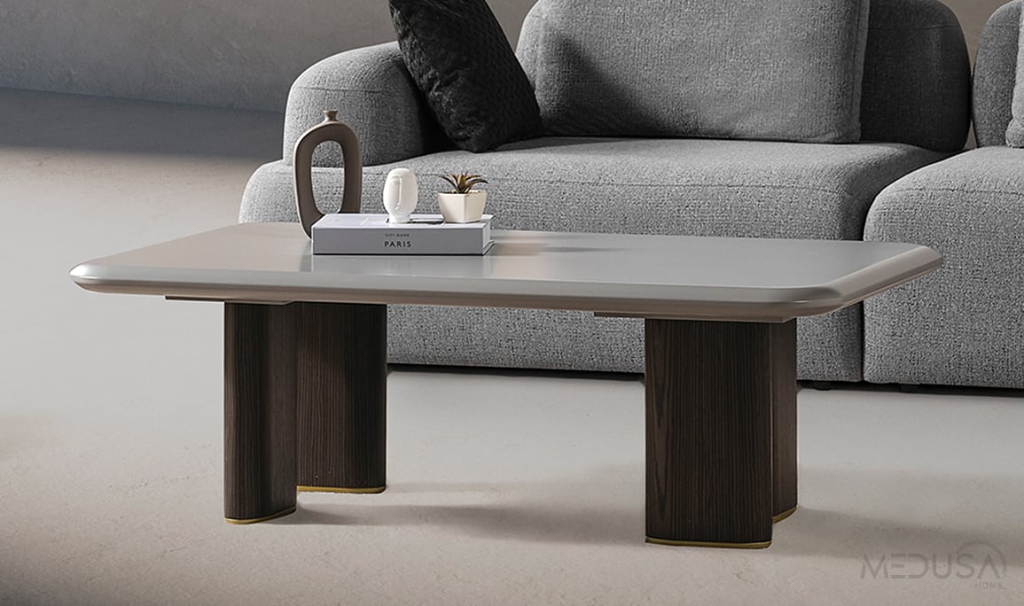 Medusa Home Mobilya - Mostar Gri Yemek Odası