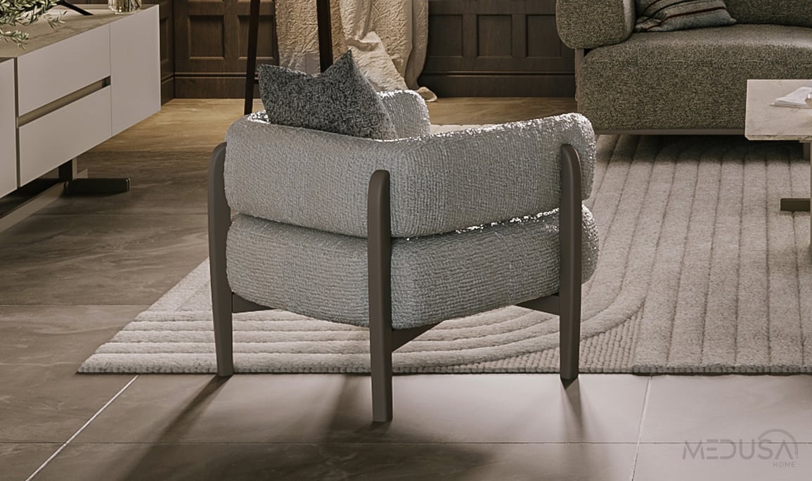 Medusa Home Mobilya - Mova Ivory Berjer