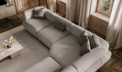 Medusa Home Mobilya - Mova Ivory Köşe Takımı