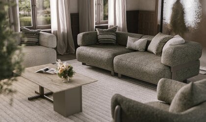 Medusa Home Mobilya - Mova Moss Üçlü Koltuk