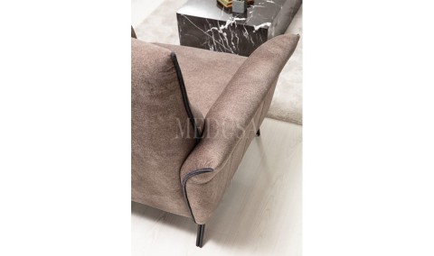 Medusa Home Mobilya - Mozart Evo Koltuk Takımı Kahve