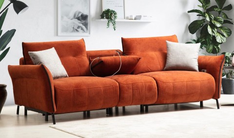 Medusa Home - Mozart Evo Üçlü Koltuk Kremit Medusa Home - Mozart Evo Üçlü Koltuk Kremit