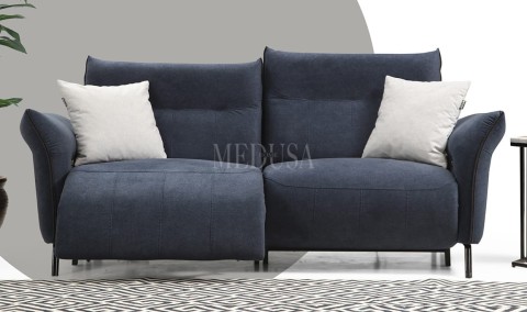 Medusa Home Mobilya - Mozart Evo Üçlü Koltuk Lacivert